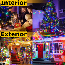 Instalatie De Craciun Liniara Led SIKS, 30 M, 300 LED-uri Mari Sidefate, Cu 8 jocuri de lumini, Pentru Exterior/Interior, Bra... Instalatie De Craciun Liniara Led SIKS, 30 M, 300 LED-uri Mari Sidefate, Cu 8 jocuri de lumini, Pentru Exterior/Interior, Bra...