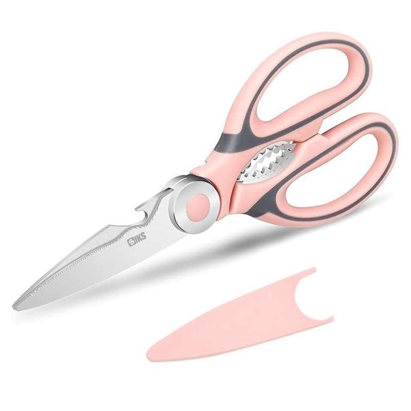 Foarfeca Multifunctionala SIKS Pentru Bucatarie, FB1, Functie Desfacator Bauturi Si Spargator De Nuci, Roz Foarfeca Multifunctionala SIKS Pentru Bucatarie, FB1, Functie Desfacator Bauturi Si Spargator De Nuci, Roz