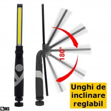 Lampa De Lucru Cu LED COB SIKS Cu Acumulator Portabila, Pentru Mecanici Auto, Birou, Casa, Rotativa 360 Grade, Portabila, Baz... Lampa De Lucru Cu LED COB SIKS Cu Acumulator Portabila, Pentru Mecanici Auto, Birou, Casa, Rotativa 360 Grade, Portabila, Baz...