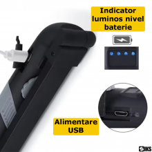 Lampa De Lucru Cu LED COB SIKS Cu Acumulator Portabila, Pentru Mecanici Auto, Birou, Casa, Rotativa 360 Grade, Portabila, Baz... Lampa De Lucru Cu LED COB SIKS Cu Acumulator Portabila, Pentru Mecanici Auto, Birou, Casa, Rotativa 360 Grade, Portabila, Baz...