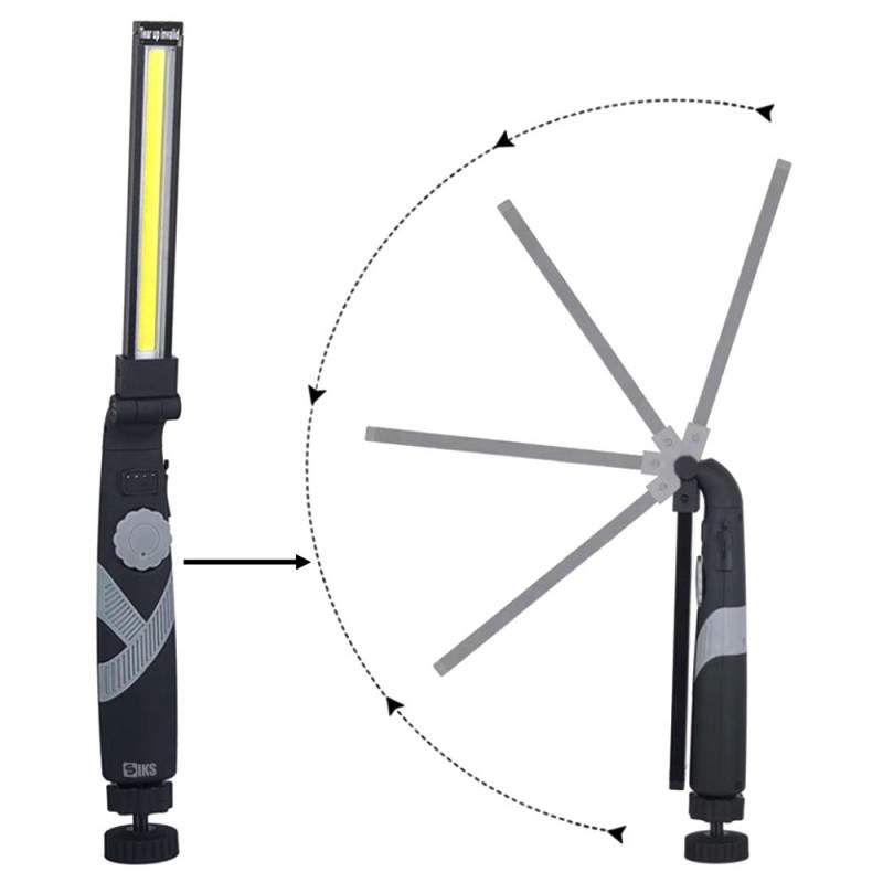 Lampa De Lucru Cu LED COB SIKS Cu Acumulator Portabila, Pentru Mecanici Auto, Birou, Casa, Rotativa 360 Grade, Portabila, Baz... Lampa De Lucru Cu LED COB SIKS Cu Acumulator Portabila, Pentru Mecanici Auto, Birou, Casa, Rotativa 360 Grade, Portabila, Baz...
