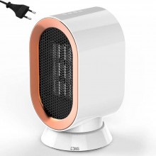 Aeroterma Electrica SIKS, Mini Incalzitor, Portabil, Incalzire Rapida 800/1200W, Termostat Reglabil 2 Trepte, Silentios, Cu P...