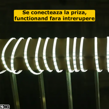 Instalatie De Craciun Tip Banda Led Pentru Exterior SIKS, Waterproof, Rola De 100 Metri, 48 Led / Metru, Cu Protectie Flexibi... Instalatie De Craciun Tip Banda Led Pentru Exterior SIKS, Waterproof, Rola De 100 Metri, 48 Led / Metru, Cu Protectie Flexibi...
