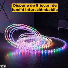Instalatie Tip Banda Led Pentru Exterior SIKS, Waterproof, Rola De 100 Metri, 48 Led / Metru, Cu Protectie Flexibila, Led SMD... Instalatie Tip Banda Led Pentru Exterior SIKS, Waterproof, Rola De 100 Metri, 48 Led / Metru, Cu Protectie Flexibila, Led SMD...