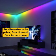 Instalatie Tip Banda Led Pentru Exterior SIKS, Waterproof, Rola De 100 Metri, 48 Led / Metru, Cu Protectie Flexibila, Led SMD... Instalatie Tip Banda Led Pentru Exterior SIKS, Waterproof, Rola De 100 Metri, 48 Led / Metru, Cu Protectie Flexibila, Led SMD...