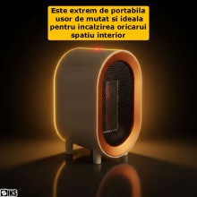 Aeroterma Aer Cald SIKS, Electrica, Mini Incalzitor, Portabil, Incalzire Rapida 1200W, Termostat Reglabil 2 Trepte, Silentios... Aeroterma Aer Cald SIKS, Electrica, Mini Incalzitor, Portabil, Incalzire Rapida 1200W, Termostat Reglabil 2 Trepte, Silentios...