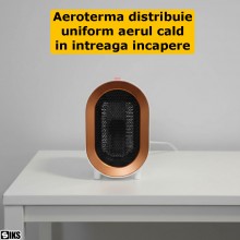 Aeroterma Aer Cald SIKS, Electrica, Mini Incalzitor, Portabil, Incalzire Rapida 1200W, Termostat Reglabil 2 Trepte, Silentios... Aeroterma Aer Cald SIKS, Electrica, Mini Incalzitor, Portabil, Incalzire Rapida 1200W, Termostat Reglabil 2 Trepte, Silentios...