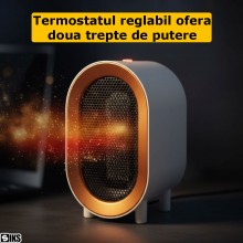 Aeroterma Aer Cald SIKS, Electrica, Mini Incalzitor, Portabil, Incalzire Rapida 1200W, Termostat Reglabil 2 Trepte, Silentios... Aeroterma Aer Cald SIKS, Electrica, Mini Incalzitor, Portabil, Incalzire Rapida 1200W, Termostat Reglabil 2 Trepte, Silentios...