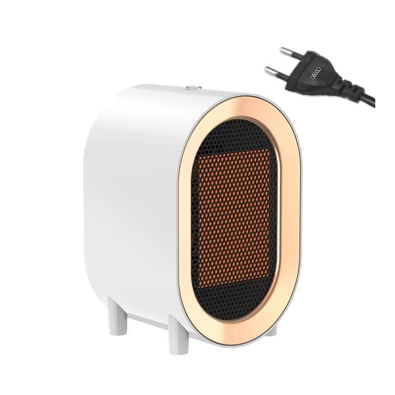 Aeroterma Electrica Portabila EDAR, Mini Incalzitor Rapid 1200W, Termostat Reglabil 2 Nivele, Protectie Supraincalzire, Funct...