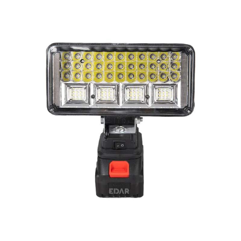 Lampa De Lucru LED EDAR Reincarcabila Cu 2 Acumulatori – Iluminare Portabila Pentru Atelier, Casa, Pescuit Sau Garaj – Negru Lampa De Lucru LED EDAR Reincarcabila Cu 2 Acumulatori – Iluminare Portabila Pentru Atelier, Casa, Pescuit Sau Garaj – Negru