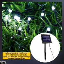 Instalatie De Craciun Liniara Solara SIKS, 10 Metri, 100 Led-uri, De Exterior, Incarcare Panou Solar, Tip Sir, 8 Jocuri De Lu... Instalatie De Craciun Liniara Solara SIKS, 10 Metri, 100 Led-uri, De Exterior, Incarcare Panou Solar, Tip Sir, 8 Jocuri De Lu...