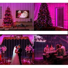 Instalatie LED de Craciun EDAR, Franjuri Luminoase Tip Plasa 3m x 2m, Control Iluminare, Interconectabila, Fir Transparent, D... Instalatie LED de Craciun EDAR, Franjuri Luminoase Tip Plasa 3m x 2m, Control Iluminare, Interconectabila, Fir Transparent, D...
