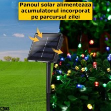 Instalatie De Craciun Liniara Solara SIKS, 40 Metri, 400 Led-uri, De Exterior, Incarcare Panou Solar Mare Si Posibilitate Ali... Instalatie De Craciun Liniara Solara SIKS, 40 Metri, 400 Led-uri, De Exterior, Incarcare Panou Solar Mare Si Posibilitate Ali...