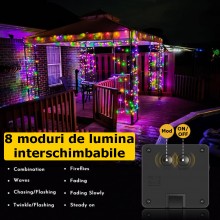 Instalatie De Craciun Liniara Solara SIKS, 30 Metri, 310 Led-uri, De Exterior, Incarcare Panou Solar, Tip Sir, 8 Jocuri De Lu... Instalatie De Craciun Liniara Solara SIKS, 30 Metri, 310 Led-uri, De Exterior, Incarcare Panou Solar, Tip Sir, 8 Jocuri De Lu...