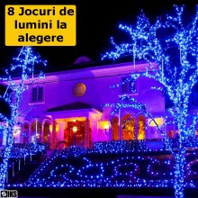 Instalatie De Craciun Liniara Solara SIKS, 30 Metri, 310 Led-uri, De Exterior, Incarcare Panou Solar, Tip Sir, 8 Jocuri De Lu... Instalatie De Craciun Liniara Solara SIKS, 30 Metri, 310 Led-uri, De Exterior, Incarcare Panou Solar, Tip Sir, 8 Jocuri De Lu...