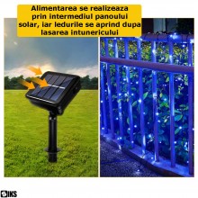 Instalatie De Craciun Liniara Solara SIKS, 30 Metri, 310 Led-uri, De Exterior, Incarcare Panou Solar, Tip Sir, 8 Jocuri De Lu... Instalatie De Craciun Liniara Solara SIKS, 30 Metri, 310 Led-uri, De Exterior, Incarcare Panou Solar, Tip Sir, 8 Jocuri De Lu...