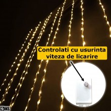 Instalatie De Craciun SIKS Tip Plasa Franjuri 3 x 2 Metri, 416 Led-uri, Pentru Casa, Perdea, Foisor, Geam, Cu Jocuri De Lumin... Instalatie De Craciun SIKS Tip Plasa Franjuri 3 x 2 Metri, 416 Led-uri, Pentru Casa, Perdea, Foisor, Geam, Cu Jocuri De Lumin...