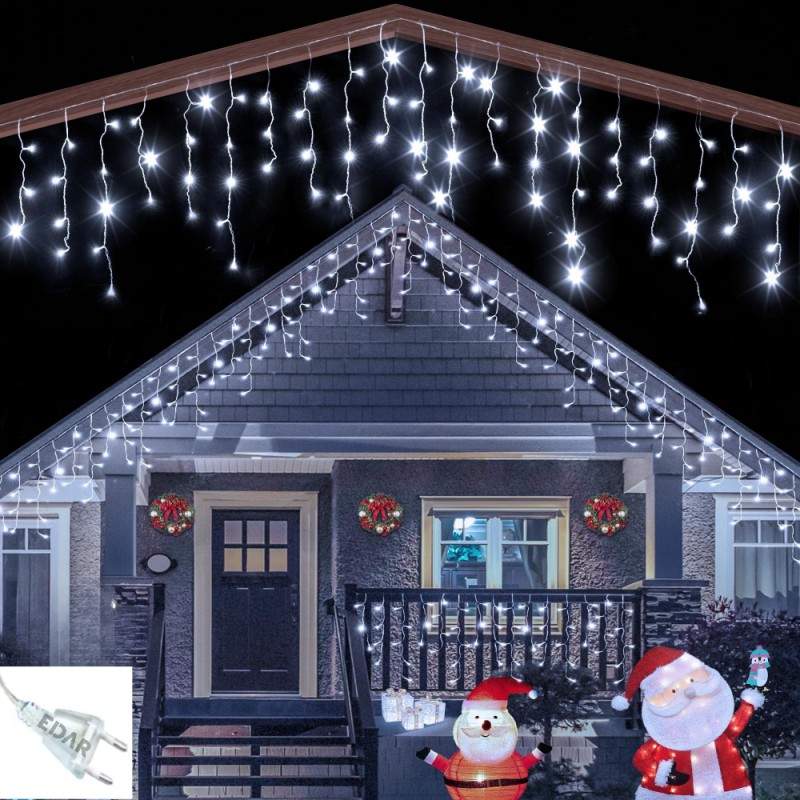 Instalatie Luminoasa De Craciun Tip Turturi EDAR– 5 Metri, 110 LED-uri, Alb Rece, Cu 8 Jocuri De Lumini Instalatie Luminoasa De Craciun Tip Turturi EDAR– 5 Metri, 110 LED-uri, Alb Rece, Cu 8 Jocuri De Lumini