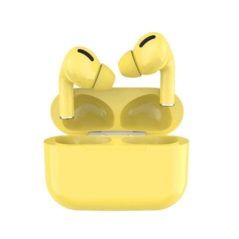 Casti wireless SIKS® PRO, conectare Bluetooth 5.0, raza de actiune 15m, sunet 3D, functie de reducere a zgomotului, culoare galb Casti wireless SIKS® PRO, conectare Bluetooth 5.0, raza de actiune 15m, sunet 3D, functie de reducere a zgomotului, culoare galb