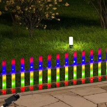 Gard Decorativ Luminos EDAR cu 280 LED-uri Multicolore, 3m, 8 Moduri de Iluminare, Interconectabil, Pentru Interior și Exteri...