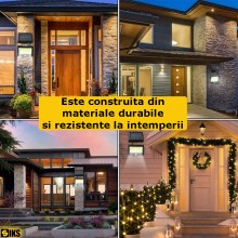 Lampa Solara LED De Exterior SIKS, Cu Telecomanda, Ajustabila, 120 COB LED, Senzor De Miscare Si Lumina, Baterie Inclusa 1200... Lampa Solara LED De Exterior SIKS, Cu Telecomanda, Ajustabila, 120 COB LED, Senzor De Miscare Si Lumina, Baterie Inclusa 1200...