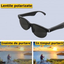 Ochelari De Soare SIKS Cu Muzica, Conexiune Bluetooth, Casti Cu Sunet HIFI, Vedere HD, Protectie UV, 2 Boxe, 3 Butoane, Negru Ochelari De Soare SIKS Cu Muzica, Conexiune Bluetooth, Casti Cu Sunet HIFI, Vedere HD, Protectie UV, 2 Boxe, 3 Butoane, Negru
