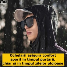Ochelari De Soare SIKS Cu Muzica, Conexiune Bluetooth, Casti Cu Sunet HIFI, Vedere HD, Protectie UV, 2 Boxe, 3 Butoane, Negru Ochelari De Soare SIKS Cu Muzica, Conexiune Bluetooth, Casti Cu Sunet HIFI, Vedere HD, Protectie UV, 2 Boxe, 3 Butoane, Negru