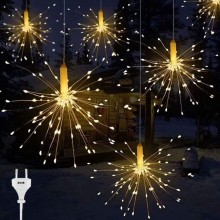 Instalatie Luminoasa EDAR De Exterior/Interior, Model Artificii, 8 Moduri De Lumina, Fir De 7 Metri cu 10 Artificii, Intercon...