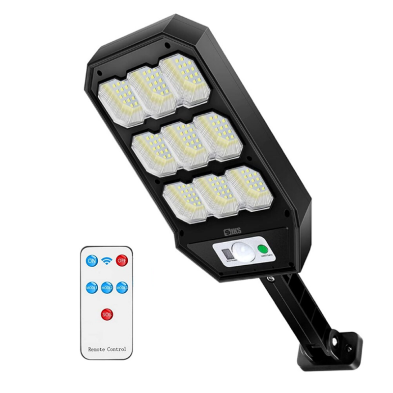 Lampa Solara De Exterior SIKS, Cu Panou Solar Silicon Policristalin, Pentru Gradina, Alee, Intrare Casa, Lampa Cu Leduri Cob,...