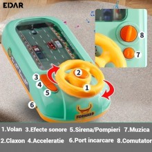 Jucarie Interactiva EDAR Pentru Copii Cu Sunete, Lumini Si Doua Viteze – Jucarie Educativa Si Distractiva, Dimensiuni Compacte Jucarie Interactiva EDAR Pentru Copii Cu Sunete, Lumini Si Doua Viteze – Jucarie Educativa Si Distractiva, Dimensiuni Compacte