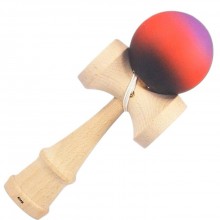 Kendama Profesionala EDAR Din lemn, Model X, Cu Bila Cauciucata Si Aderenta Rubber Grip, 18 cm, Joc de Indemanare si Coordona...