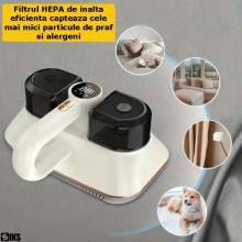 Aspirator Anti-Acarieni UV-C SIKS Cu Tehnologie Avansata, Filtrare HEPA, Putere Mare De Aspirare, Functioneaza Cu Ultrasunete... Aspirator Anti-Acarieni UV-C SIKS Cu Tehnologie Avansata, Filtrare HEPA, Putere Mare De Aspirare, Functioneaza Cu Ultrasunete...