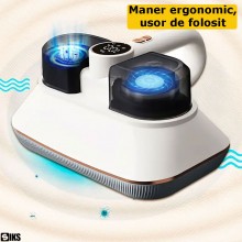 Aspirator Anti-Acarieni UV-C SIKS Cu Tehnologie Avansata, Filtrare HEPA, Putere Mare De Aspirare, Functioneaza Cu Ultrasunete... Aspirator Anti-Acarieni UV-C SIKS Cu Tehnologie Avansata, Filtrare HEPA, Putere Mare De Aspirare, Functioneaza Cu Ultrasunete...