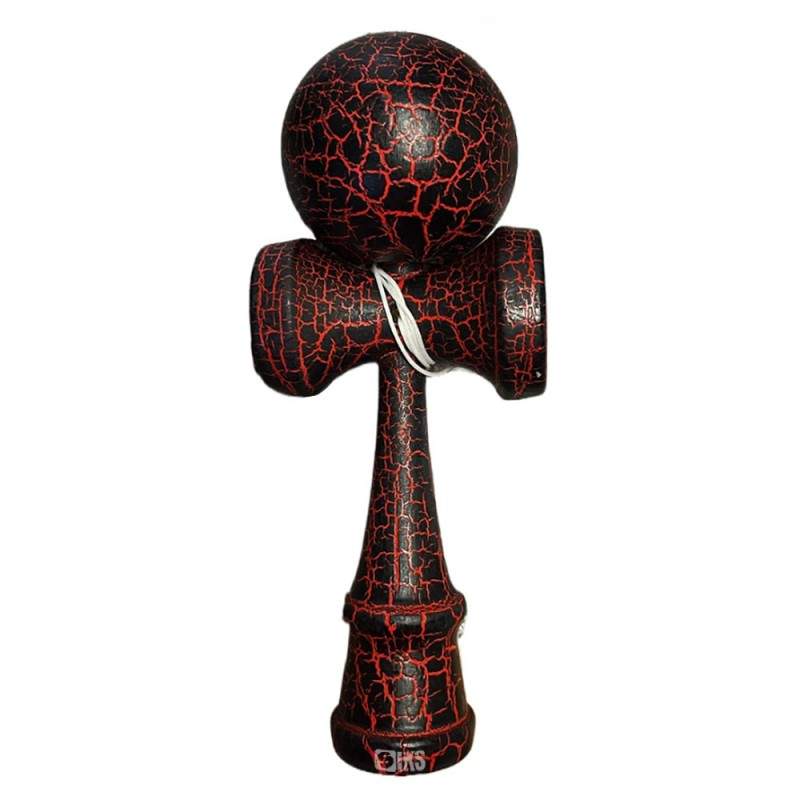 Kendama Profesionala SIKS Din Lemn Pentru Copii Si Adulti, Model Cu Design Lemn Crapat, 18 Cm, Joc de Indemanare, Culoare Neg... Kendama Profesionala SIKS Din Lemn Pentru Copii Si Adulti, Model Cu Design Lemn Crapat, 18 Cm, Joc de Indemanare, Culoare Neg...