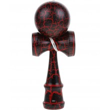 Kendama Profesionala EDAR Din lemn, 18 cm, Joc de Indemanare si Coordonare Pentru Copii Si Adulti, Design Atractiv cu Model d...