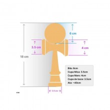Kendama Profesionala EDAR Din lemn, 18 cm, Joc de Indemanare si Coordonare Pentru Copii Si Adulti, Design Atractiv cu Model d... Kendama Profesionala EDAR Din lemn, 18 cm, Joc de Indemanare si Coordonare Pentru Copii Si Adulti, Design Atractiv cu Model d...