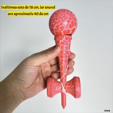 Kendama Profesionala EDAR Din lemn, 18 cm, Joc de Indemanare si Coordonare Pentru Copii Si Adulti, Design Atractiv cu Model d... Kendama Profesionala EDAR Din lemn, 18 cm, Joc de Indemanare si Coordonare Pentru Copii Si Adulti, Design Atractiv cu Model d...