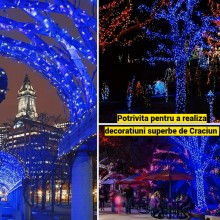 Instalatie Liniara Solara de Craciun EDAR, 30 m, 310 LED-uri Albastre, 8 Jocuri de Lumini, Fir Verde Inchis, Pentru Exterior,... Instalatie Liniara Solara de Craciun EDAR, 30 m, 310 LED-uri Albastre, 8 Jocuri de Lumini, Fir Verde Inchis, Pentru Exterior,...