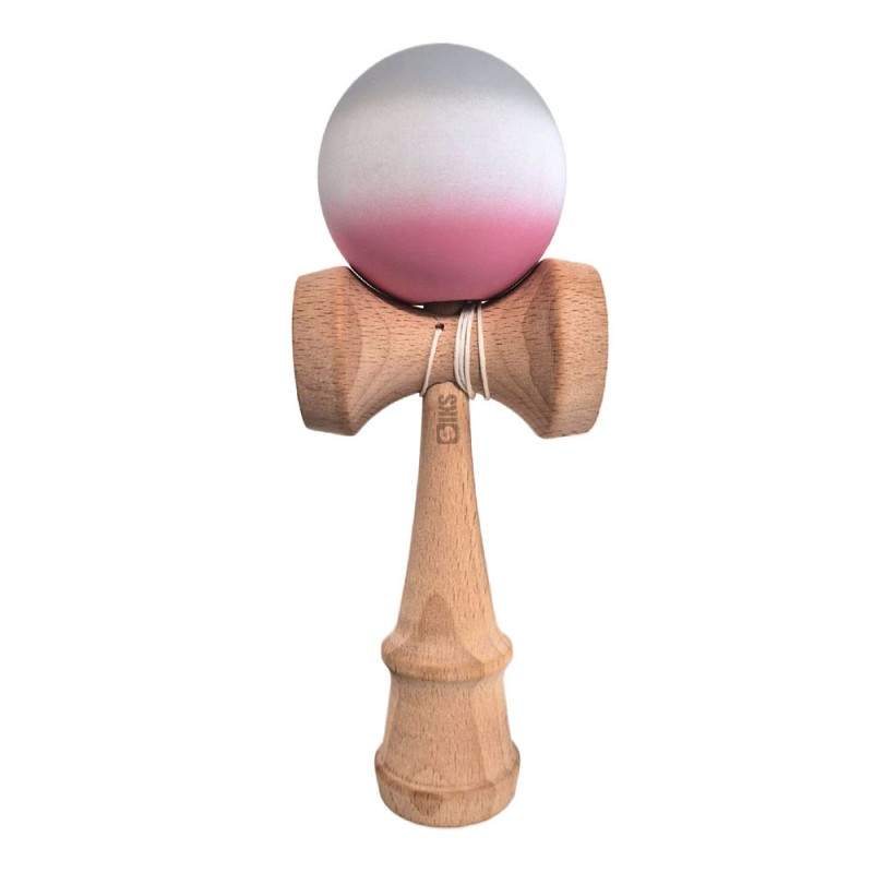 Kendama Model X SIKS, Profesionala, Din Lemn Pentru Copii Si Adulti, Bila Cauciucata, Rubber Grip, 18 cm, Joc De Indemanare, ...