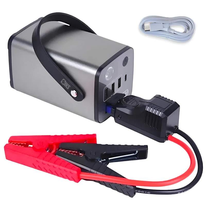 Starter Baterie Auto 12V SIKS, Portabil, Multifunctional, 18000mAh, Jump Starter Booster, Baterie Externa, Usb, Lanterna Led ... Starter Baterie Auto 12V SIKS, Portabil, Multifunctional, 18000mAh, Jump Starter Booster, Baterie Externa, Usb, Lanterna Led ...