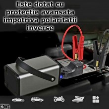 Starter Baterie Auto 12V SIKS, Portabil, Multifunctional, 18000mAh, Jump Starter Booster, Baterie Externa, Usb, Lanterna Led ... Starter Baterie Auto 12V SIKS, Portabil, Multifunctional, 18000mAh, Jump Starter Booster, Baterie Externa, Usb, Lanterna Led ...