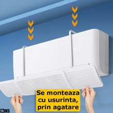 Deflector Aer Conditionat Extensibil SIKS, Cu Perforatii, Marime Universala Pentru Orice Aparat, Lungime 52-92 cm, Pozitie Re... Deflector Aer Conditionat Extensibil SIKS, Cu Perforatii, Marime Universala Pentru Orice Aparat, Lungime 52-92 cm, Pozitie Re...