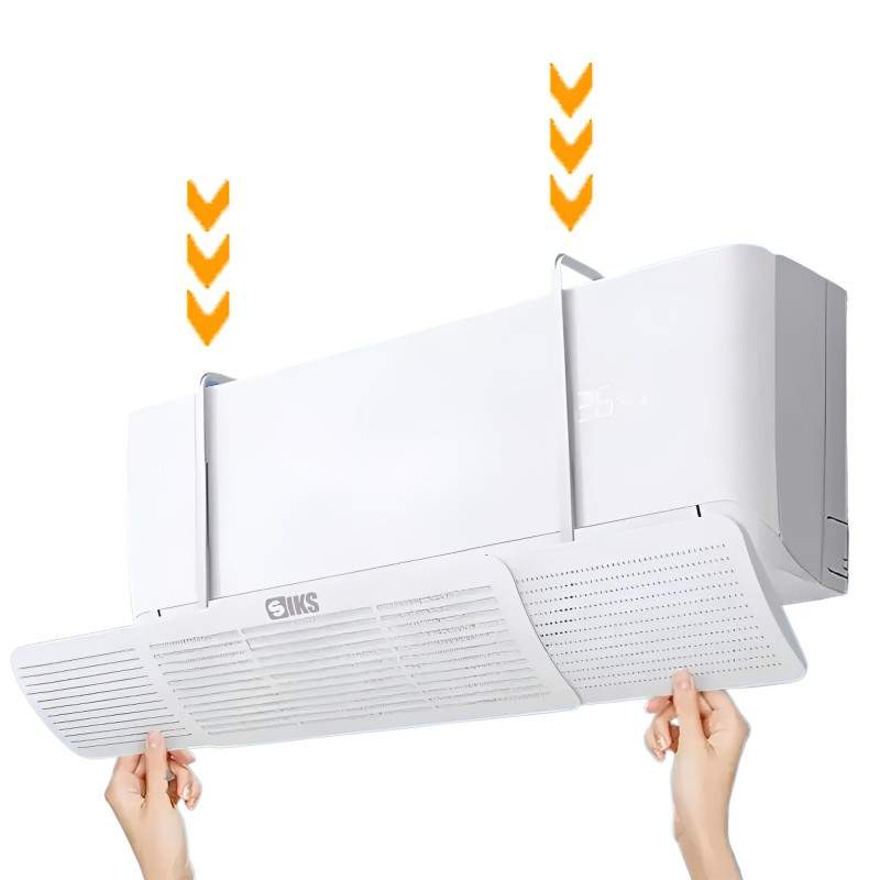 Deflector Aer Conditionat Extensibil SIKS, Cu Perforatii, Marime Universala Pentru Orice Aparat, Lungime 52-92 cm, Pozitie Re... Deflector Aer Conditionat Extensibil SIKS, Cu Perforatii, Marime Universala Pentru Orice Aparat, Lungime 52-92 cm, Pozitie Re...