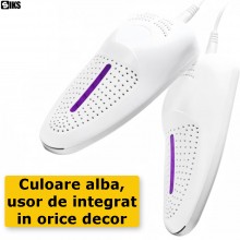 Uscator Electric Incaltaminte Multifunctional SIKS, Cu 2 Capete Pentru Uscare Rapida, Sterilizare UV, Cu Alimentare Priza, Pe...