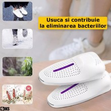 Uscator Electric Incaltaminte Multifunctional SIKS, Cu 2 Capete Pentru Uscare Rapida, Sterilizare UV, Cu Alimentare Priza, Pe... Uscator Electric Incaltaminte Multifunctional SIKS, Cu 2 Capete Pentru Uscare Rapida, Sterilizare UV, Cu Alimentare Priza, Pe...