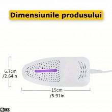 Uscator Electric Incaltaminte Multifunctional SIKS, Cu 2 Capete Pentru Uscare Rapida, Sterilizare UV, Cu Alimentare Priza, Pe... Uscator Electric Incaltaminte Multifunctional SIKS, Cu 2 Capete Pentru Uscare Rapida, Sterilizare UV, Cu Alimentare Priza, Pe...