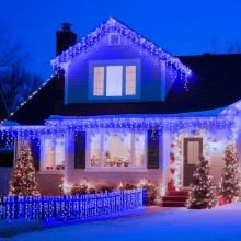 Instalatie De Craciun EDAR Model Turturi, 10 m, 300 Led-uri, Cu 8 Jocuri De Lumini, Franjuri, Pentru Exterior/Interior, Rezis... Instalatie De Craciun EDAR Model Turturi, 10 m, 300 Led-uri, Cu 8 Jocuri De Lumini, Franjuri, Pentru Exterior/Interior, Rezis...