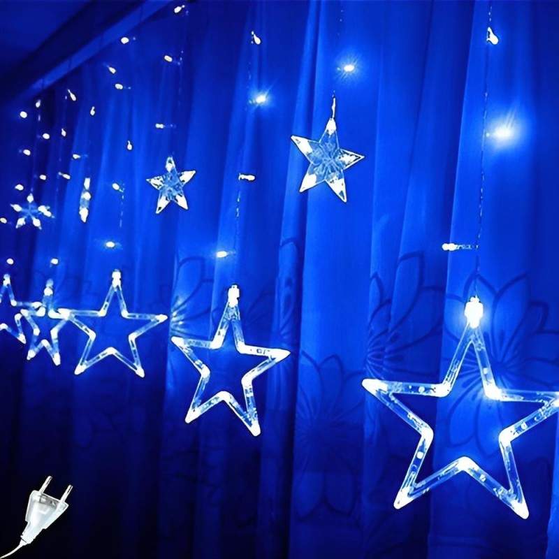 Instalatie De Craciun SIKS, Perdea Lumini LED, Stele Cazatoare, Alimentare Priza, Lungime 3 Metri, Interconectabila, 8 Progra... Instalatie De Craciun SIKS, Perdea Lumini LED, Stele Cazatoare, Alimentare Priza, Lungime 3 Metri, Interconectabila, 8 Progra...