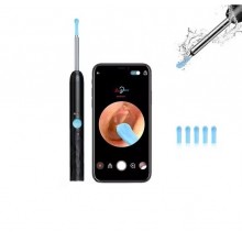 Aparat EDAR Pentru Curatare Urechi cu Camera Video Full HD, Otoscop Wireless Pentru Telefon, Set cu 6 Rezerve, Incarcare USB,...