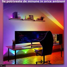 Instalatie Luminoasa Led SIKS Pentru Casa De Tip Sir Pentru Streasina / Sageac, 15 Metri, Pentru Exterior, Roofline Lighs, De... Instalatie Luminoasa Led SIKS Pentru Casa De Tip Sir Pentru Streasina / Sageac, 15 Metri, Pentru Exterior, Roofline Lighs, De...